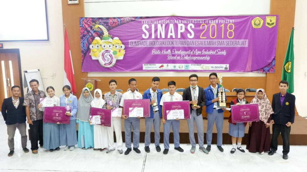 SMA 4 Denpasar Sapu Bersih Juara I II dan III Olimpiade SINAPS 2018