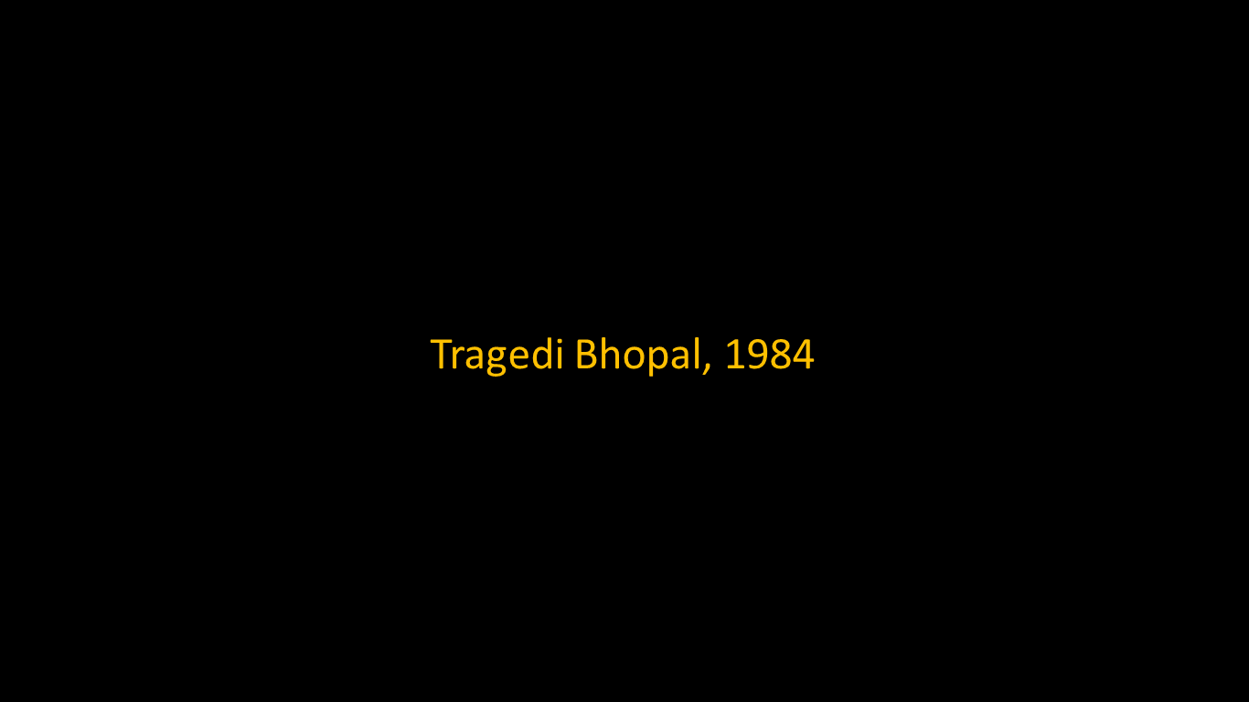 Metil Isosianat (Bahan antara Pembuat Pestisida) dalam Tragedi Bhopal 1984