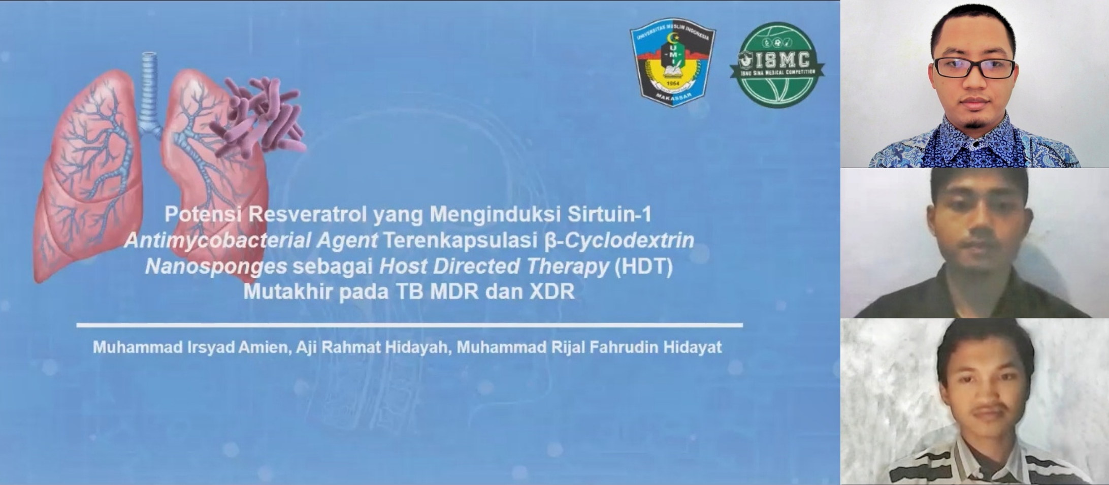 Fokus Terhadap Potensi Resveratrol pada Tanaman Herbal Agriculture untuk Pengobatan Tuberculosis, Mahasiswa FK UNEJ Menjuarai ISMC 2021