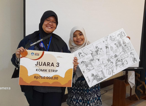 Mahasiswa FK UNEJ Buktikan Bakatnya dengan Juarai Lomba Komik Strip dalam PEKSIMIDA Jawa Timur