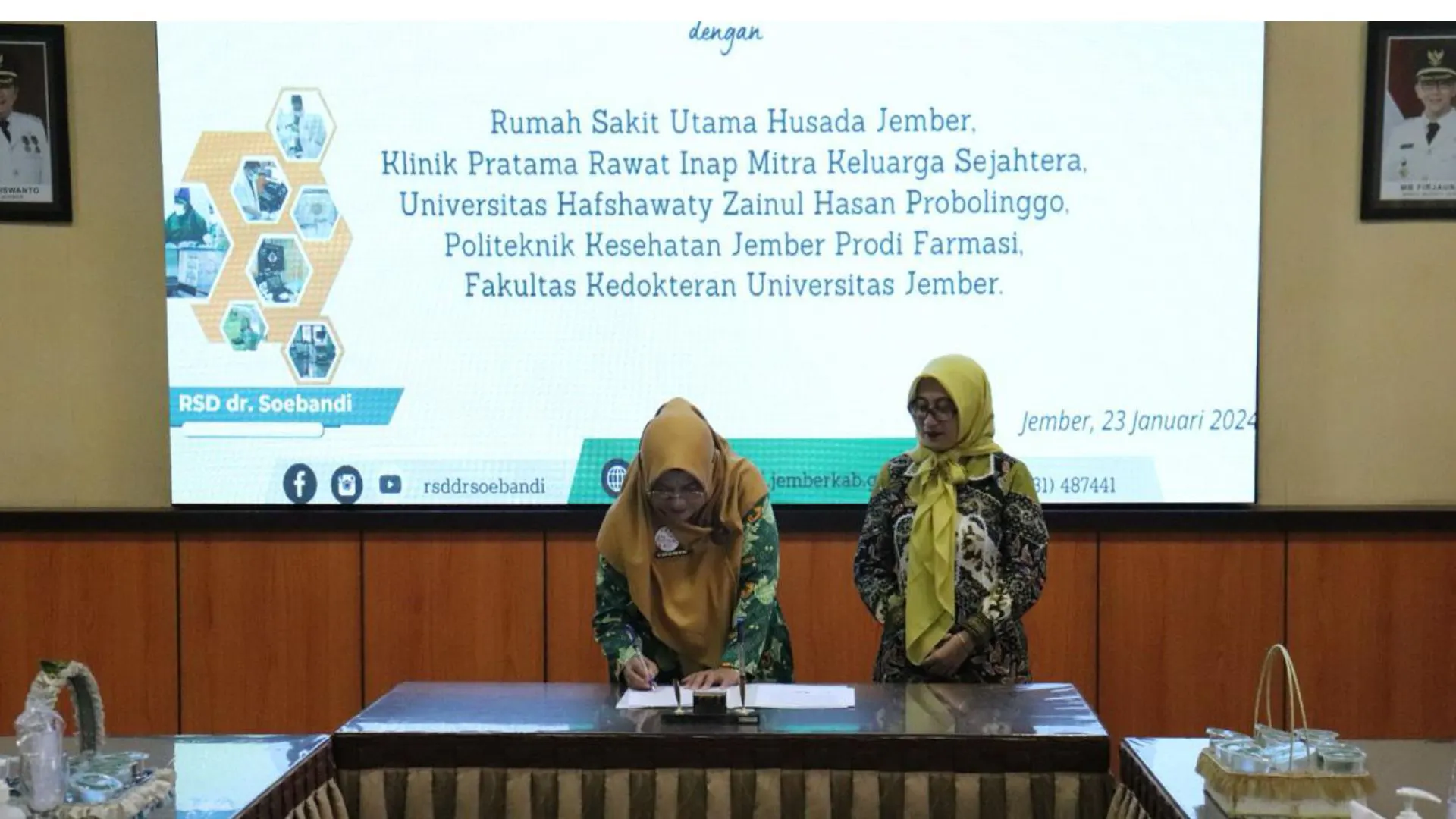 FK UNEJ Perbarui Kerjasama dengan RSD dr. Soebandi Jember sebagai Rumah Sakit Pendidikan Utama