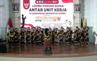 Gita Agromedika Fakultas Kedokteran Universitas Jember Semarakkan Lomba Paduan Suara dalam Rangka Bulan Pancasila