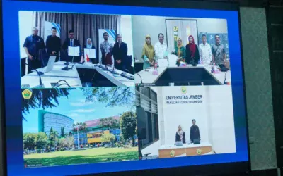 FK UNEJ Tandatangani MoU dengan FKG UNEJ dan Universiti Sains Islam Malaysia (USIM) secara Daring