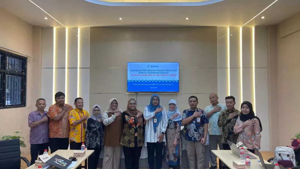 Kunjungan Kementerian Kesehatan RI dalam Rekonsiliasi dan Monev Program Beasiswa di FK UNEJ