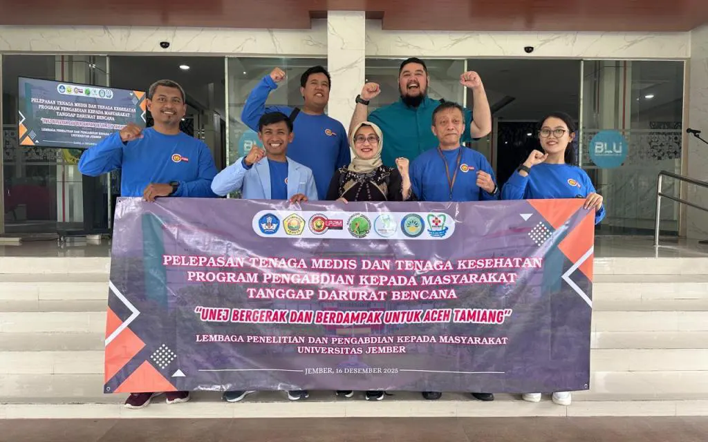UNEJ Bergerak dan Berdampak untuk Aceh Tamiang, FK UNEJ Terjunkan Enam Dokter dalam Tanggap Darurat Bencana