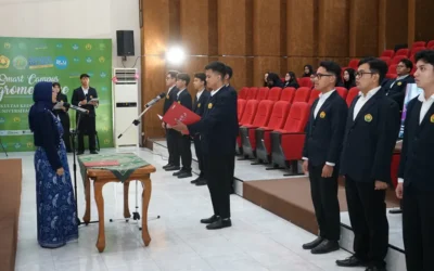 Perkuat Regenerasi Kepemimpinan, FK UNEJ Lantik Pengurus Organisasi Mahasiswa dan UKM 2026